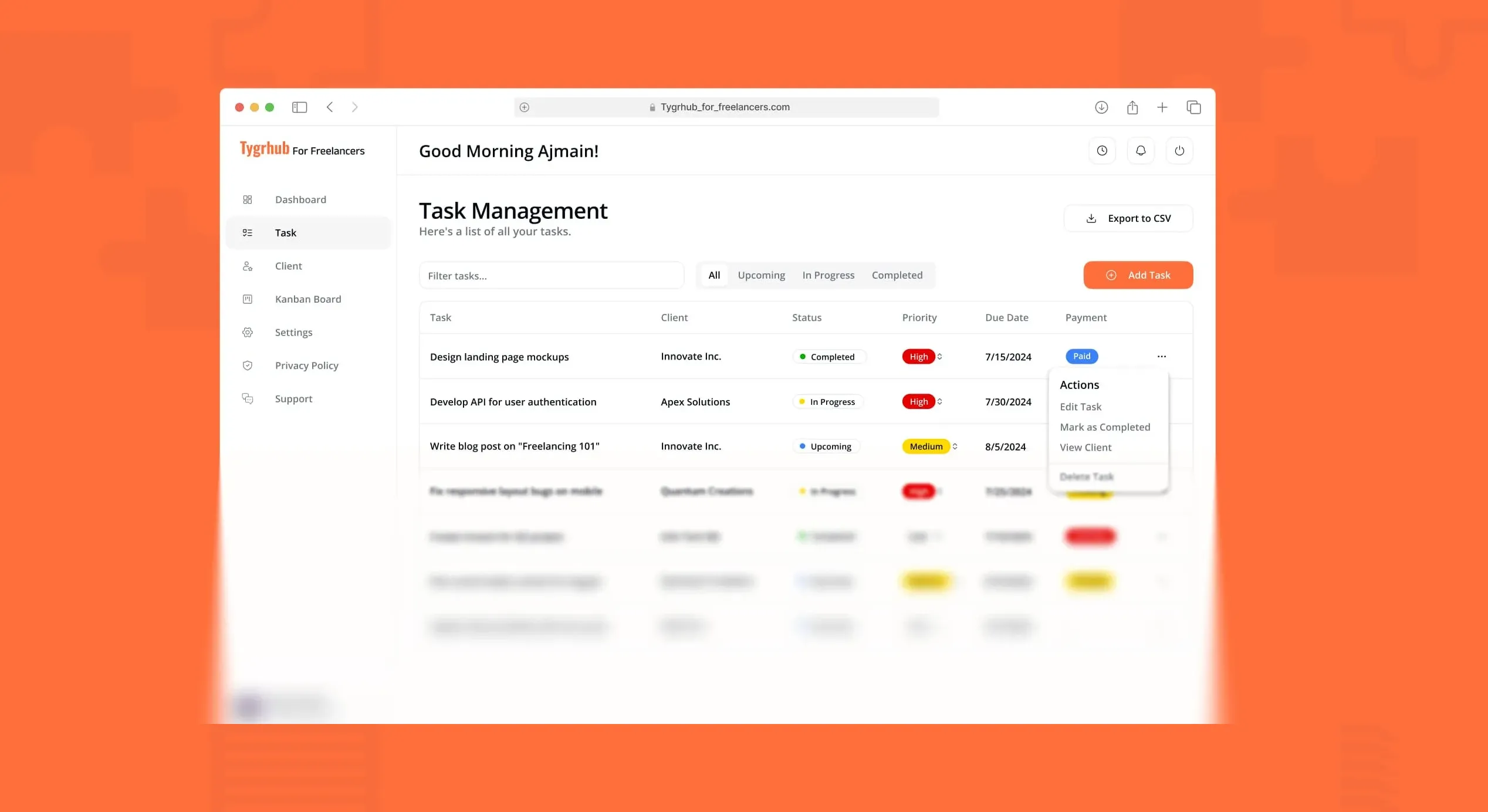 image of case study client management system